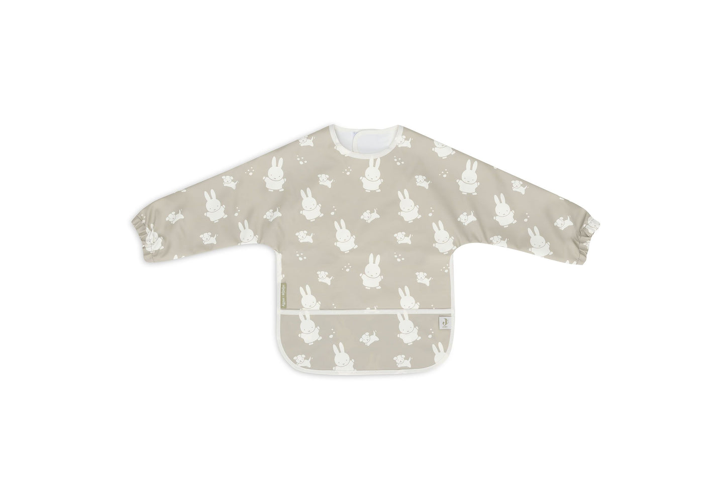 Waterproof Bib with Sleeves | Miffy Olive