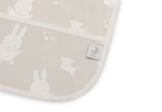 Waterproof Bib with Sleeves | Miffy Nougat