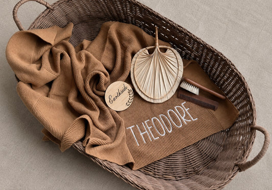 Personalised Baby Blanket | Caramel