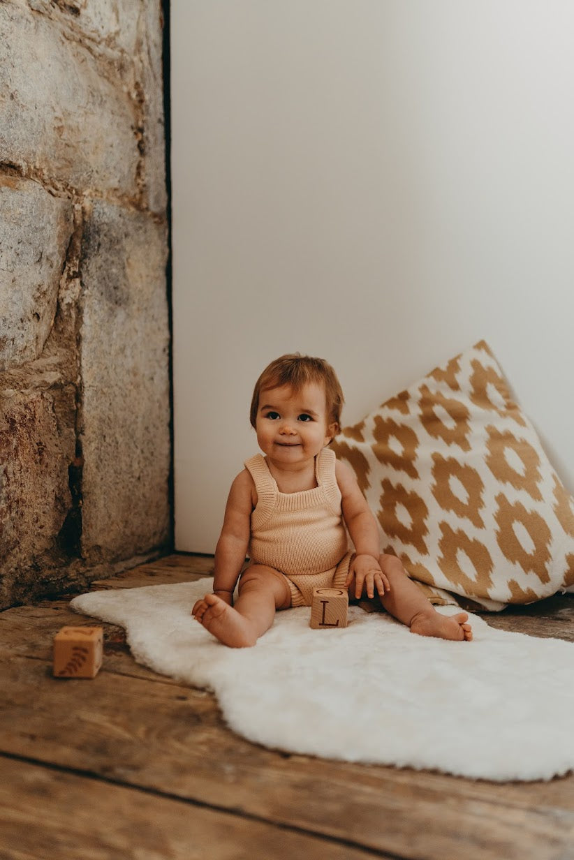 Organic Knitted Bodysuit | Shell