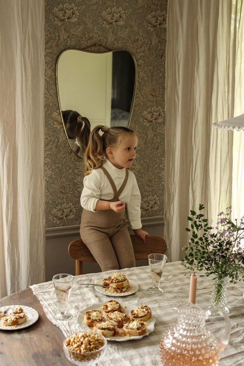 Footless Cotton Tights | Peanut Blend