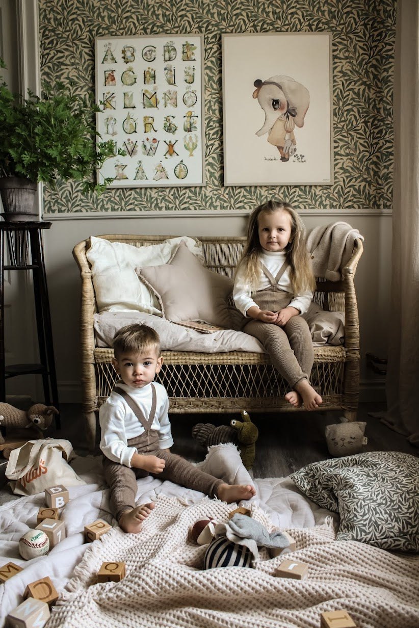 Footless Cotton Tights | Peanut Blend