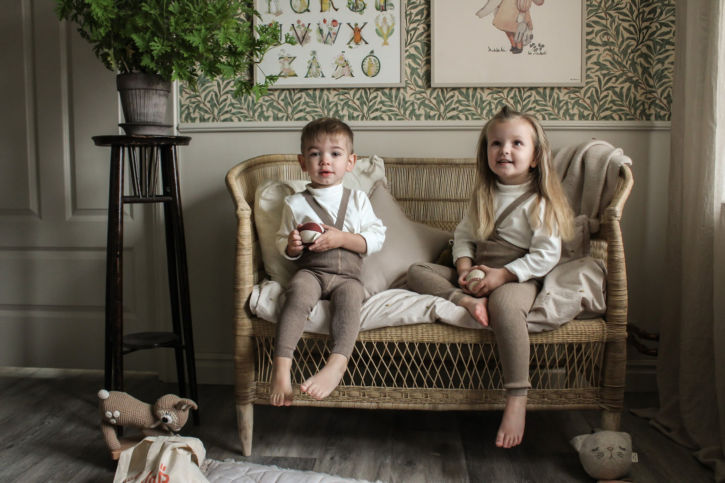 Footless Cotton Tights | Cocoa Blend