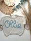 **Pre-Order for June Delivery** - Personalised Hand Embroidered Knit | Sprinkle