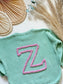 **Pre-Order for July Delivery** - Personalised Hand Embroidered Knit | Mint