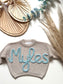 **Pre-Order for June Delivery** - Personalised Hand Embroidered Knit | Sand