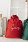Luxury Velvet Santa Sack | Ruby Red
