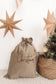 Luxury Velvet Santa Sack | Beige