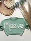 **Pre-Order for July Delivery** - Personalised Hand Embroidered Knit | Mint